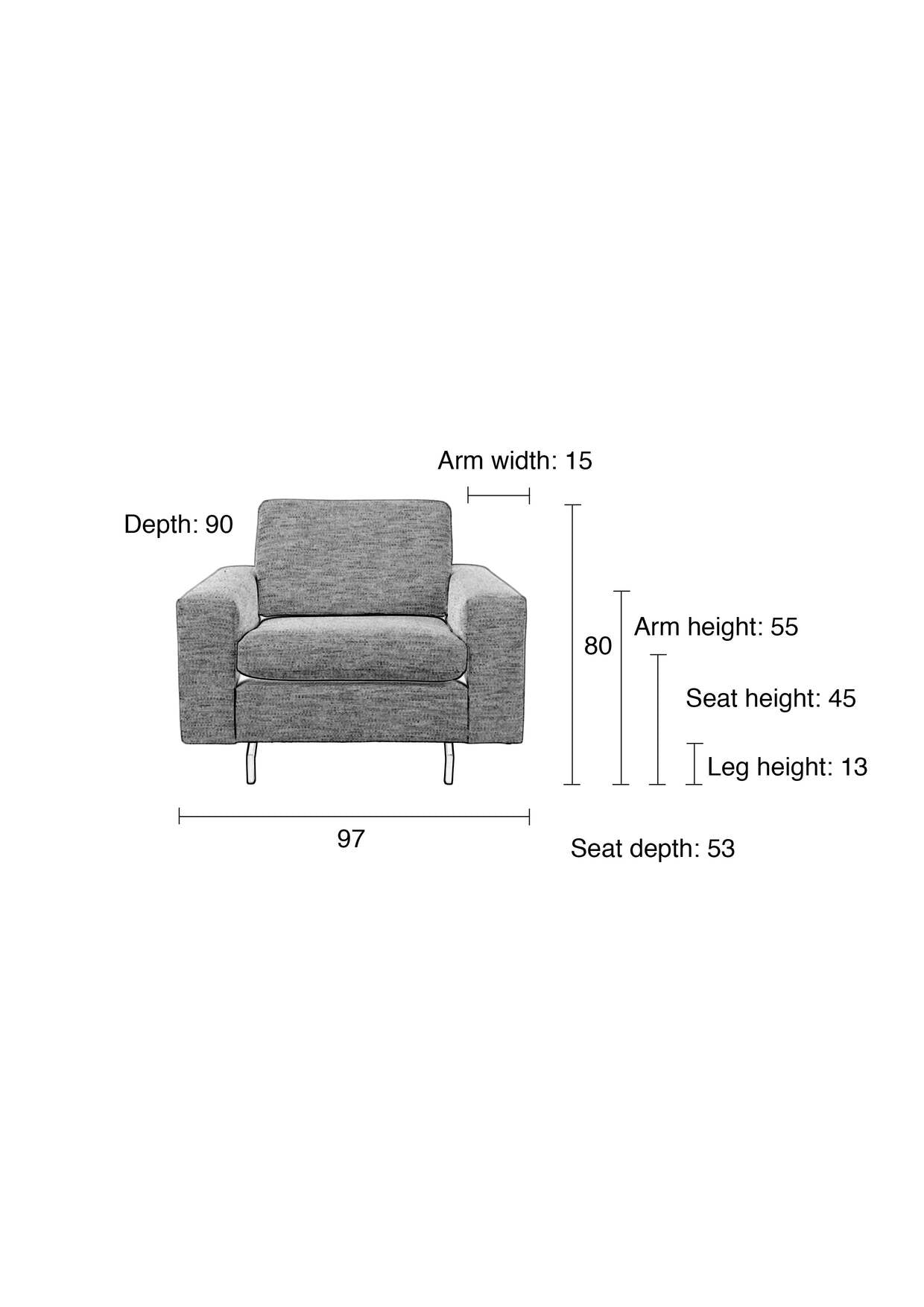 Lounge chair jean